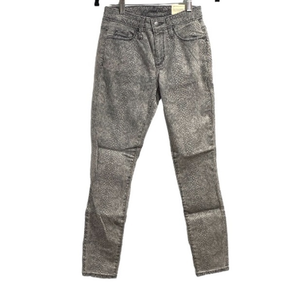 Universal Thread jeans gray snake print reptile skinny high rise 24 waist 00 NEW - Picture 1 of 6